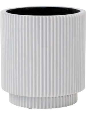 Кашпо Capi nature groove special vase cylinder white D19 H21 см