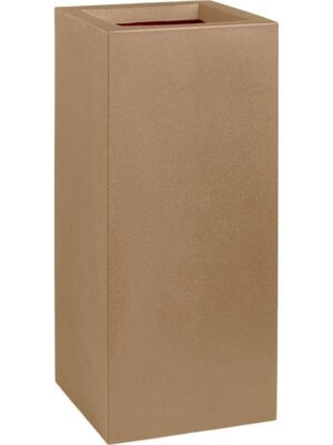 Кашпо Capi urban smooth nl planter rectangle beige L36 W36 H79 см