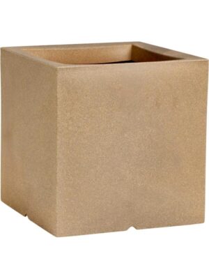 Кашпо Capi urban smooth nl pot square beige L50 W50 H50 см
