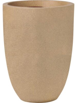 Кашпо Capi urban smooth nl vase elegant low beige D26 H36 см
