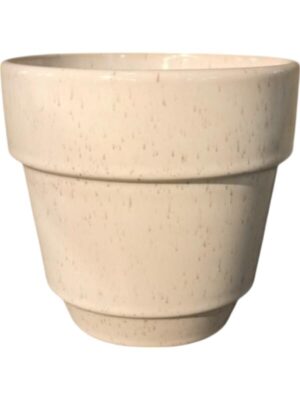 Кашпо Cera pot reactive white D15 H14 см
