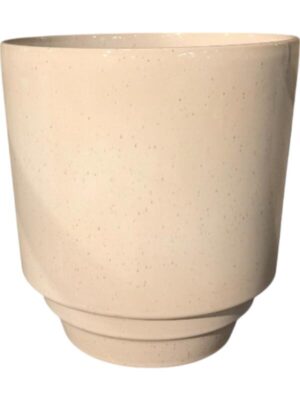 Кашпо Cera pot reactive white D27 H29 см