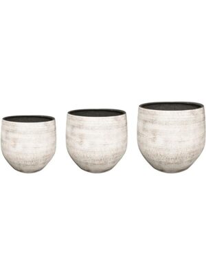 Кашпо Ciana pot concrete rust (набор 3 шт) D50 H45 см