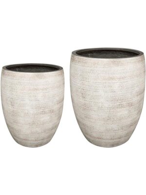 Кашпо Ciana vase concrete rust (набор 2 шт) D55 H68 см