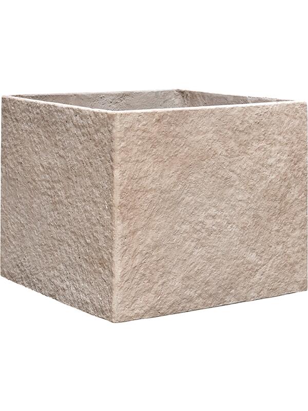 Кашпо Coast mountains square planter khaki L55 W55 H46 см