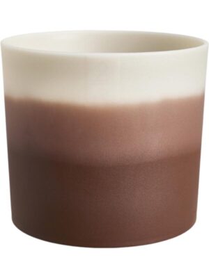Кашпо Colour gradient round cedar brown D14 H12 см