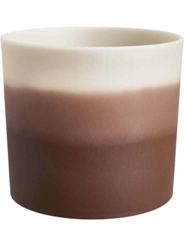 Кашпо Colour gradient round cedar brown D14 H12 см