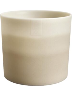 Кашпо Colour gradient round sandstone beige D16 H15 см