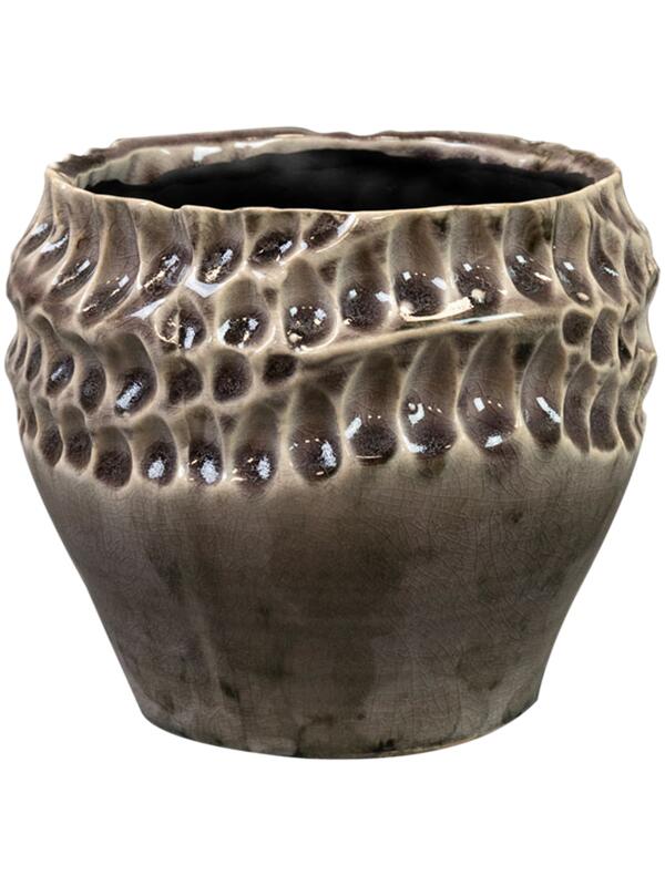 Кашпо Deb pot aubergine D15 H13 см