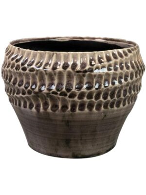 Кашпо Deb pot aubergine D20 H15 см