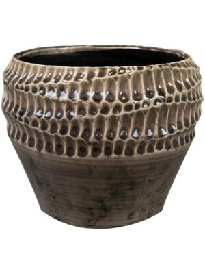 Кашпо Deb pot aubergine D22 H17 см