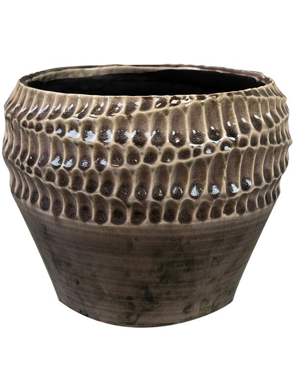 Кашпо Deb pot aubergine D22 H17 см