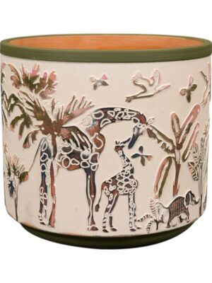 Кашпо Designed by lammie pot safari wildlife D18 H17 см