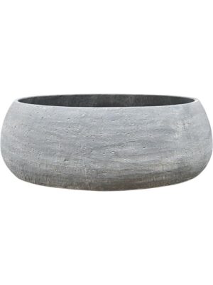 Кашпо Dolomites bowl dark grey D91 H31 см