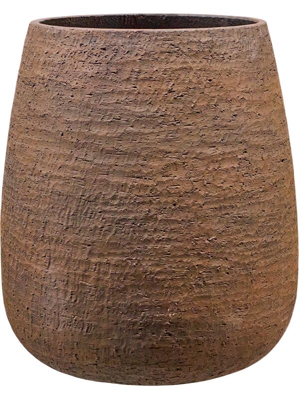 Кашпо Dolomites planter dark brown D53 H58 см