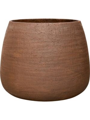 Кашпо Dolomites planter dark brown D75 H57 см