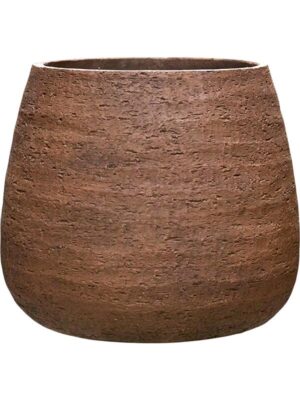 Кашпо Dolomites planter dark brown D46 H38 см