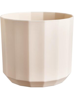 Кашпо Facet round almond pink D14 H13 см
