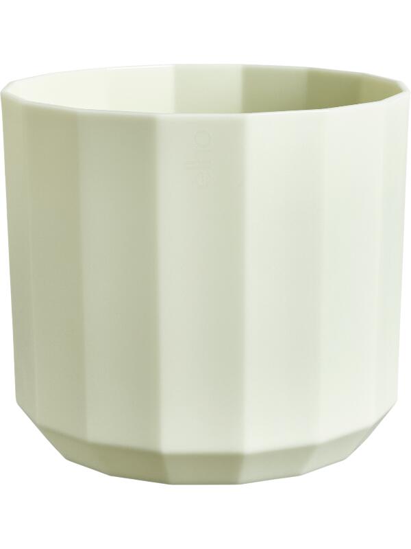 Кашпо Facet round tea green D17 H15 см