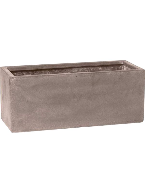 Кашпо Fiberstone balcony s, taupe L50 W20 H20 см