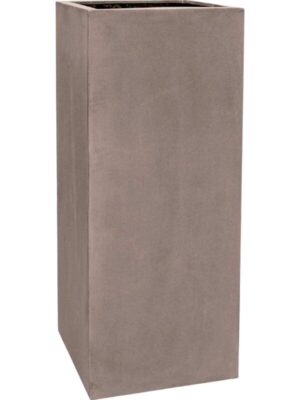 Кашпо Fiberstone bouvy l, taupe L40 W40 H80 см