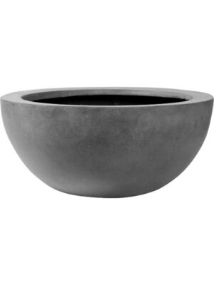 Кашпо Fiberstone vic bowl l grey D60 H28 см