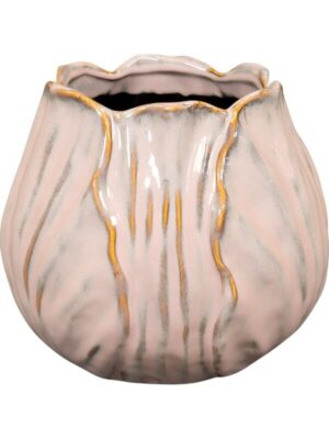 Кашпо Flora pot powder pink D31 H24 см