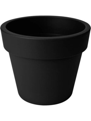 Кашпо Green basics top planter high living black D35 H41 см