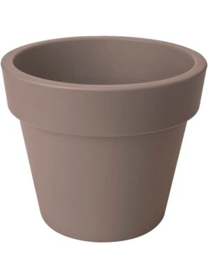Кашпо Green basics top planter taupe D40 H33 см