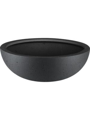 Кашпо Grigio bowl anthracite D50 H21 см