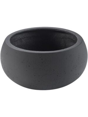 Кашпо Grigio low balloon anthracite D73 H33 см
