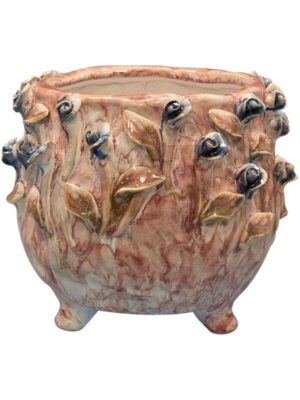 Кашпо Irene pot pastel pink D16 H14 см