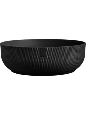 Кашпо Jazz bowl living black D28 H9 см