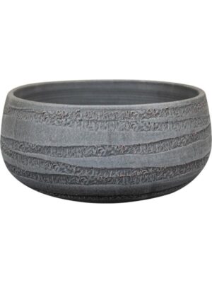Кашпо Joyce bowl anthracite D28 H13 см