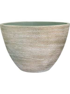 Кашпо Joyce planter shiny olive L33 W16 H25 см