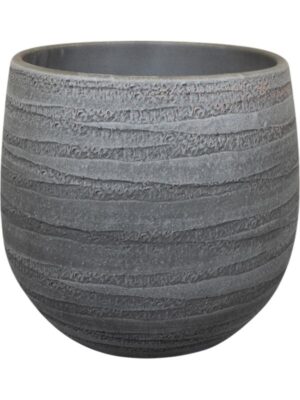 Кашпо Joyce pot anthracite D15 H13 см