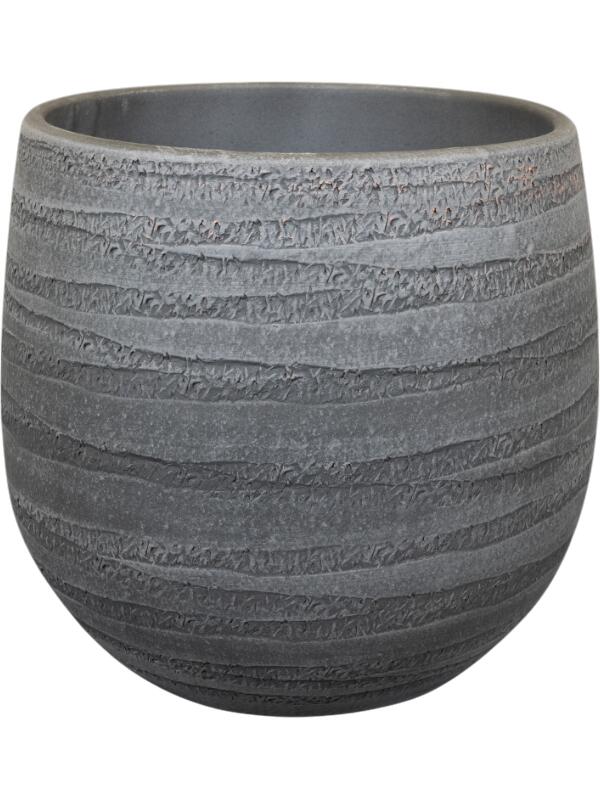 Кашпо Joyce pot anthracite D18 H16 см