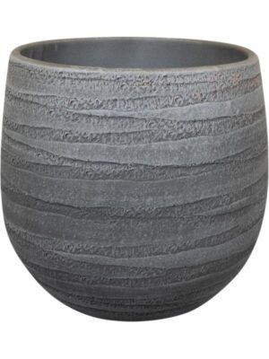 Кашпо Joyce pot anthracite D22 H20 см