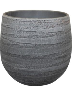 Кашпо Joyce pot anthracite D26 H26 см