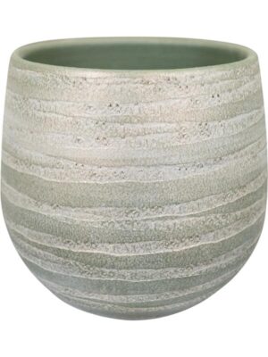 Кашпо Joyce pot shiny olive D31 H28 см