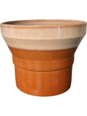 Кашпо Laboro pot duo ocher D22 H18 см
