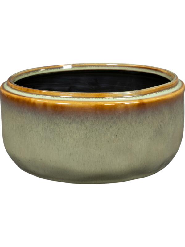 Кашпо Mabel bowl sage D22 H10 см