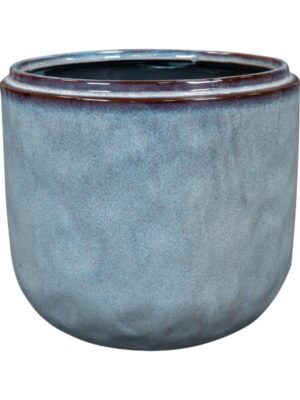 Кашпо Mabel pot ice blue D21 H17 см