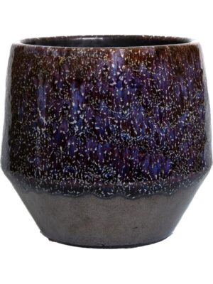 Кашпо Mist orchidpot aubergine D36 H32 см