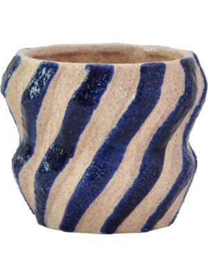Кашпо Nebula pot aubergine D24 H21 см