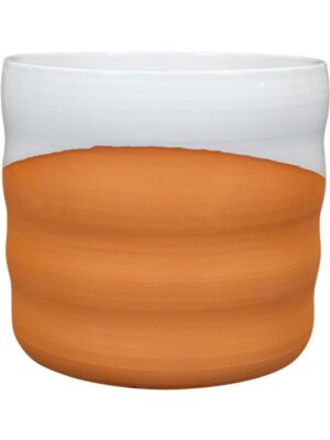 Кашпо Odin pot white terra D12 H12 см