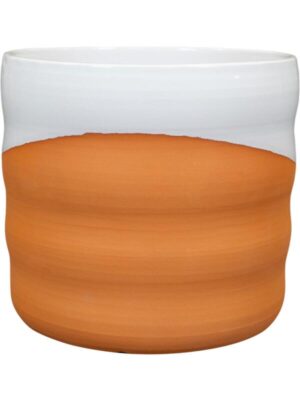 Кашпо Odin pot white terra D14 H13 см
