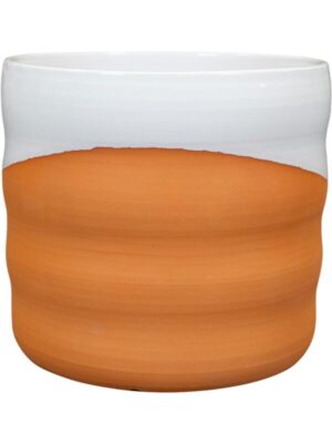 Кашпо Odin pot white terra D18 H16 см