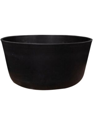 Кашпо Palermo bowl black D27 H12 см