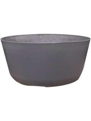 Кашпо Palermo bowl grey D27 H12 см